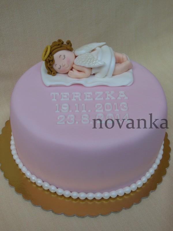 Anjelik na krst, torta, Torty na cirkevné sviatky Anjelik na krst, torta, Torty na cirkevné sviatky, novanka, 1