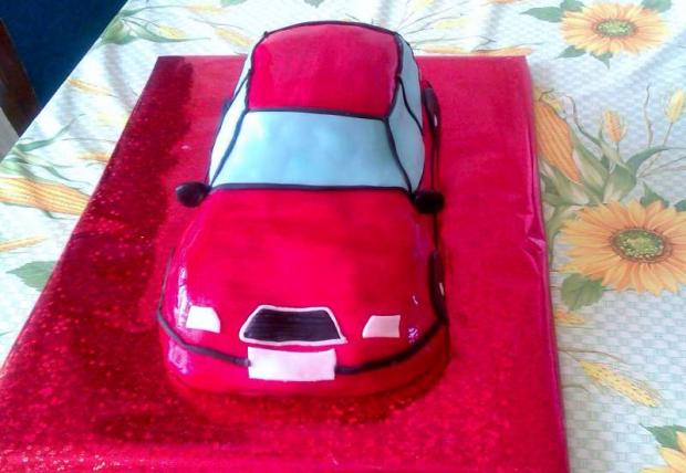 auto, torta, Torty autíčka, vláčiky, zabacka, 1