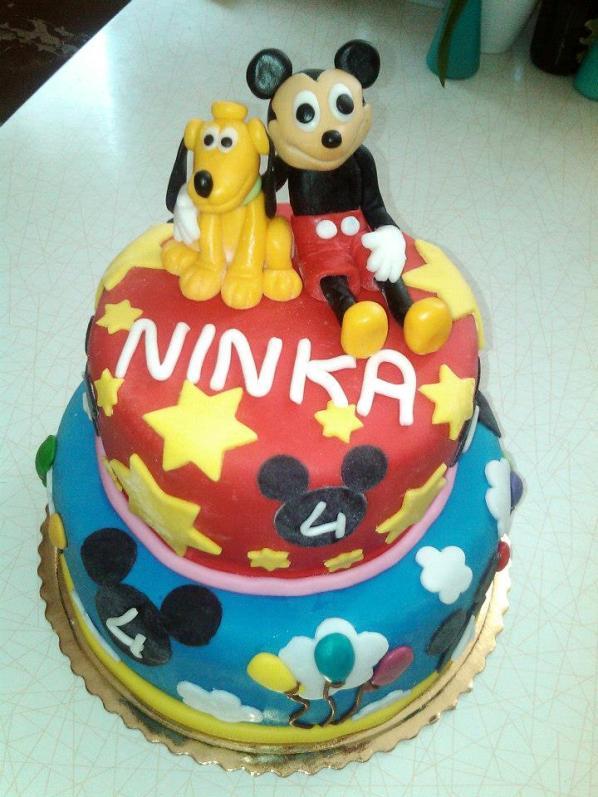 Mickey Mouse so psíkom Plutom, torta, Rozprávkové torty Mickey Mouse so psíkom Plutom, torta, Rozprávkové torty, jarmila75, 1