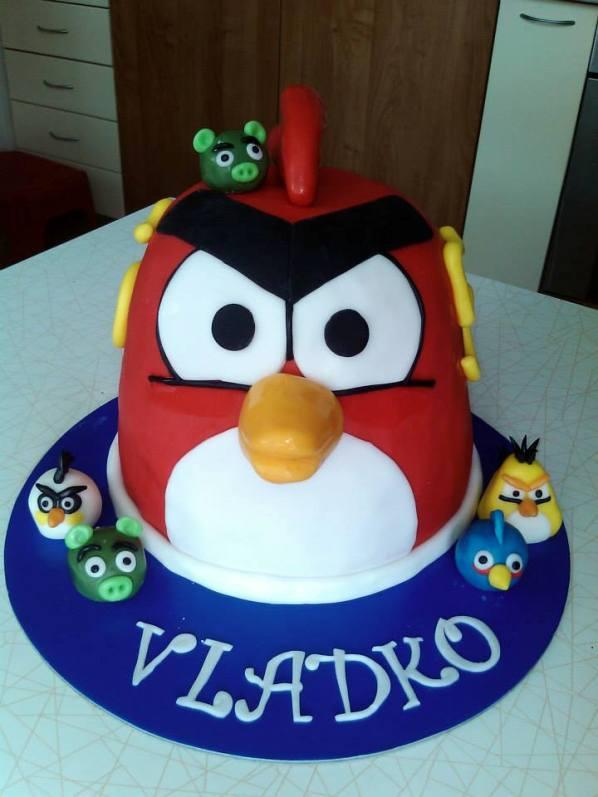 Angry Birds, torta, Rozprávkové torty Angry Birds, torta, Rozprávkové torty, jarmila75, 1