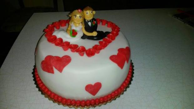 Svadobný pár, torta, Svadobné torty, jarmila75, 1