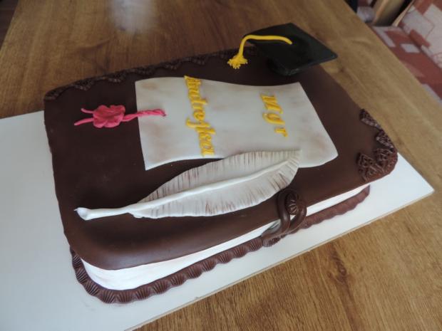 k promócii, torta, Torty - škola, stužková, luluhs, 1