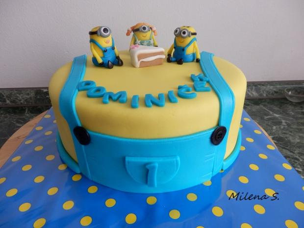 Mimoni, torta, Rozprávkové torty, Milinka, 1