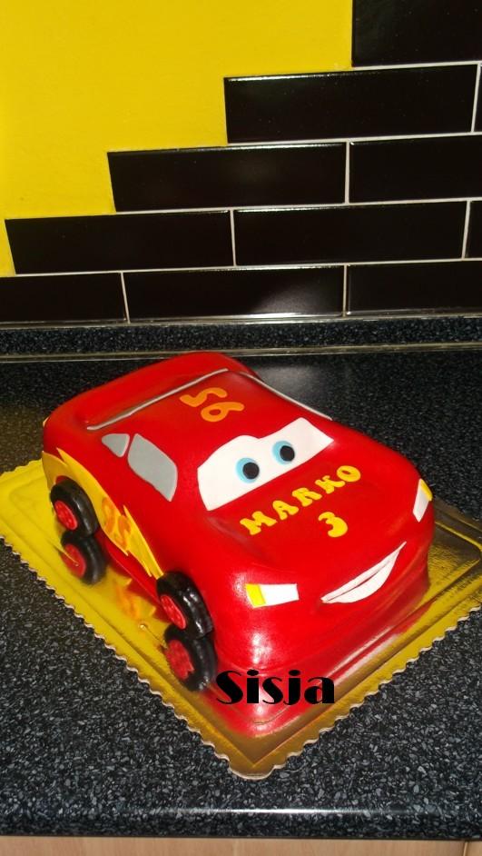 Mc Queen, torta, Torty autíčka, vláčiky Mc Queen, torta, Torty autíčka, vláčiky, Sisja, 1