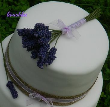 detail levandule..., torta, Ozdoby na torty detail levandule..., torta, Ozdoby na torty, livushka, 1