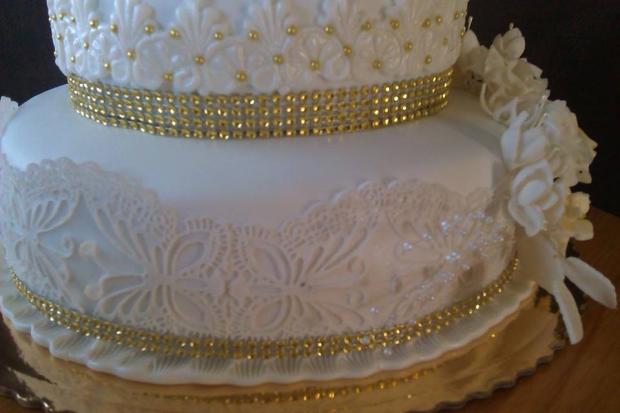 Detail krajky, torta, Svadobné torty, Marta Majernickova, 1