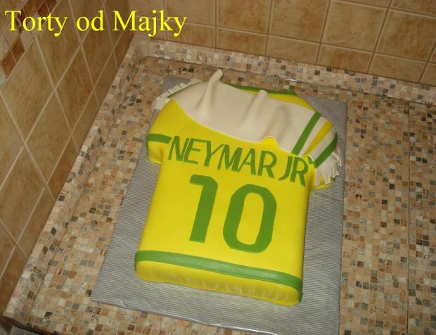 Dres Neymara, torta, Športové torty, drobecek, 1