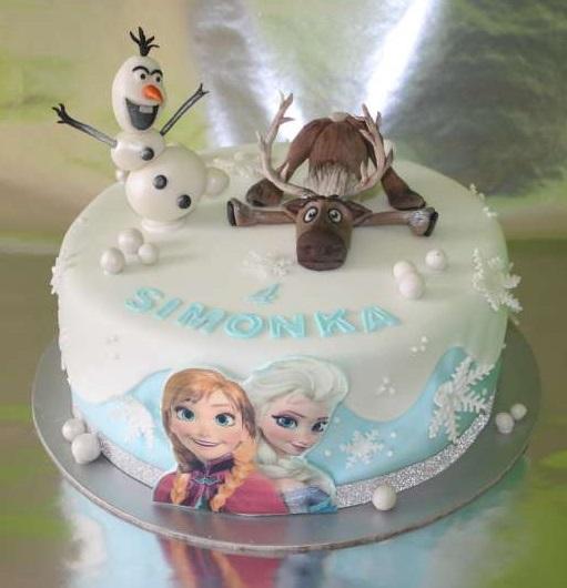 Frozen, torta, Rozprávkové torty Frozen, torta, Rozprávkové torty, stanula, 1