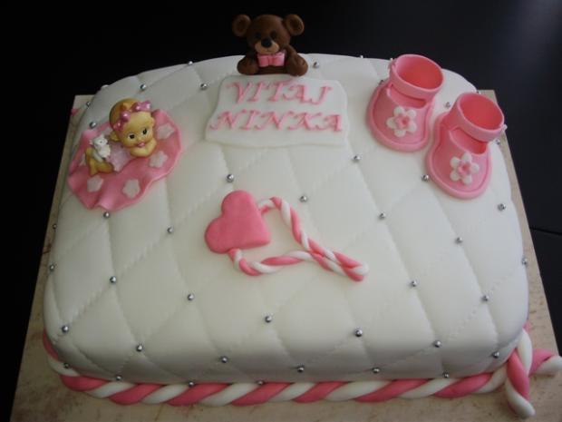 Pre Ninku, torta, Torty na krstiny Pre Ninku, torta, Torty na krstiny, Susua, 1
