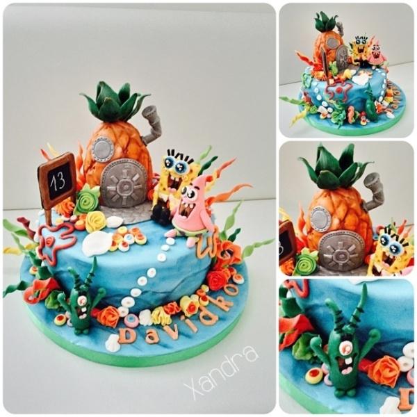 SPONGEBOB 2 , torta, Rozprávkové torty SPONGEBOB 2 , torta, Rozprávkové torty, by Ivon, 1