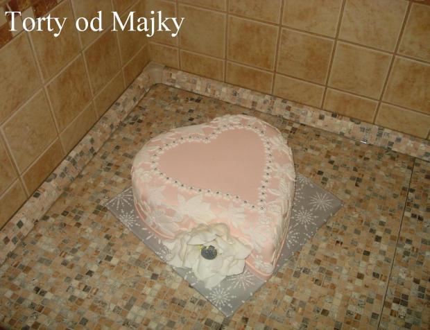 romantikuš svadobná, torta, Svadobné torty, drobecek, 1