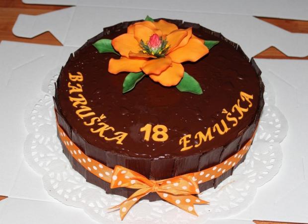 Čokoládová s kvetom, torta, Čokoládové torty, dasakrup, 1