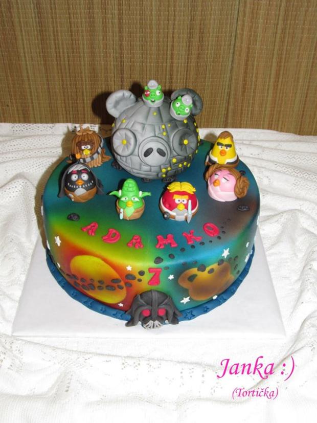 Angry birds star wars - väčšia torta, torta, Rozprávkové torty Angry birds star wars - väčšia torta, torta, Rozprávkové torty, -TORTICKA-, 1