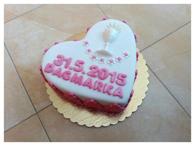 Srdiečko na 1. sv. prijímanie, torta, Torty na cirkevné sviatky Srdiečko na 1. sv. prijímanie, torta, Torty na cirkevné sviatky, dakota14, 1