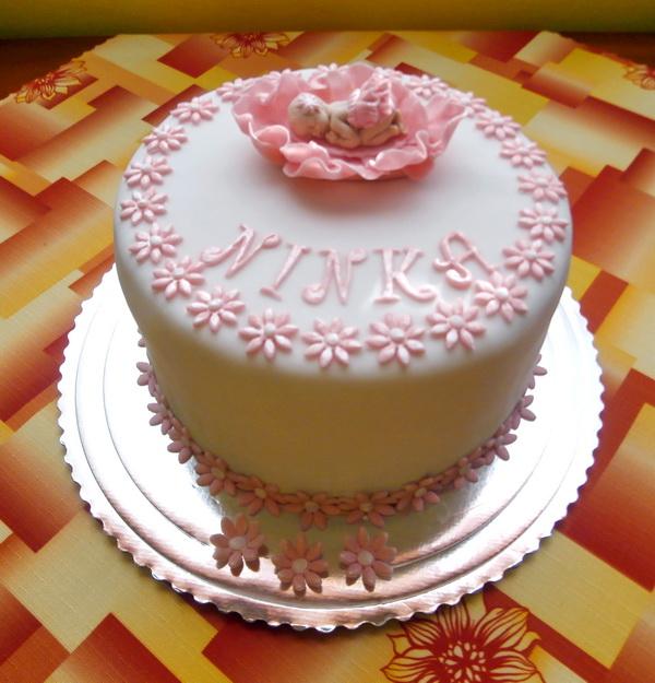 Ninka krstiny, torta, Torty na krstiny, Táňa123, 1