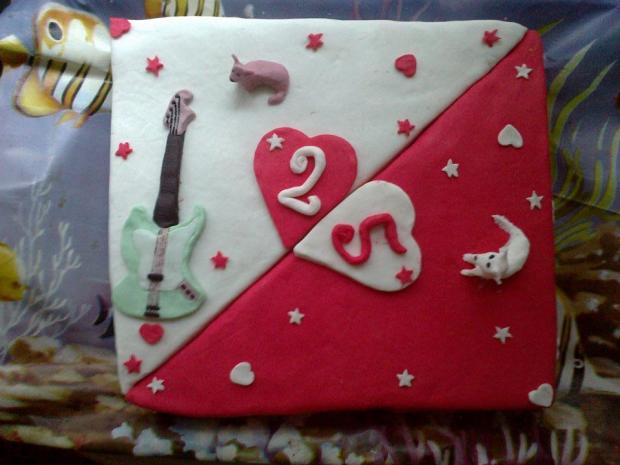 s gitarou, torta, Narodeninové torty, ivanaNZ, 1