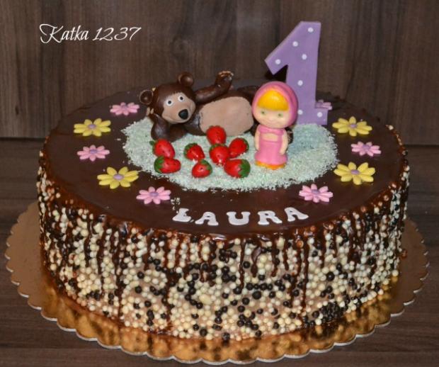 Máša a medveď, torta, Čokoládové torty, katka1237, 1