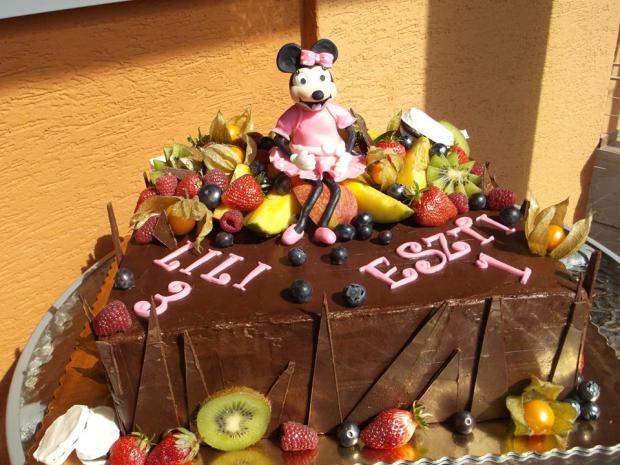 čokoládovo-ovocná tortička s ovocím :), torta, Čokoládové torty čokoládovo-ovocná tortička s ovocím :), torta, Čokoládové torty, janinka1122, 2