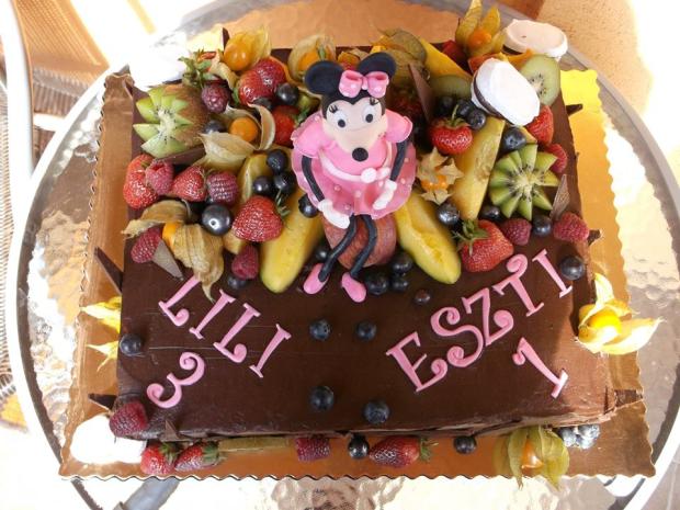 čokoládovo-ovocná tortička s ovocím :), torta, Čokoládové torty čokoládovo-ovocná tortička s ovocím :), torta, Čokoládové torty, janinka1122, 1