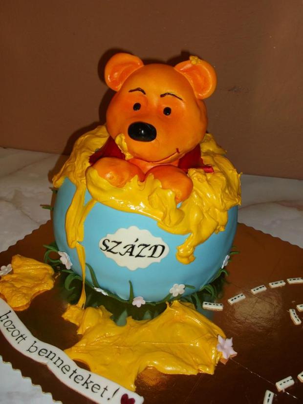 Macko Pu :) , torta, Rozprávkové torty, janinka1122, 2