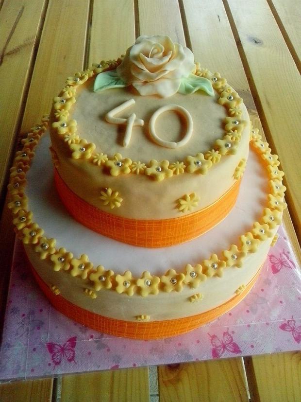 k 40-tke, torta, Narodeninové torty, zukatomeka, 1