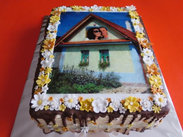 torta s jedlou oblatkou, torta, Narodeninové torty, alapk, 1
