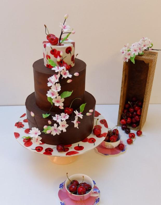 Čerešničky, čerešničky, čerešne..., torta, Narodeninové torty Čerešničky, čerešničky, čerešne..., torta, Narodeninové torty, SWEETarchitect, 1