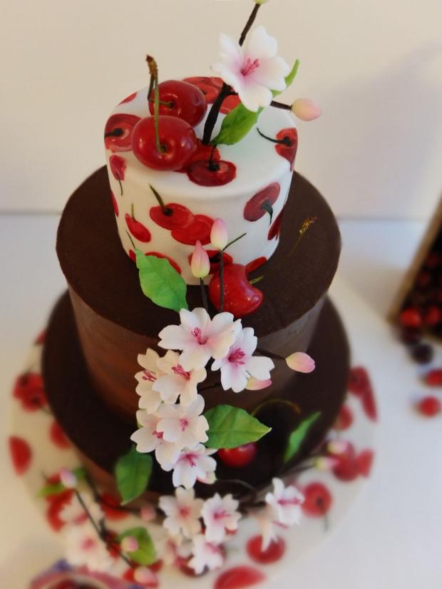 Čerešničky, čerešničky, čerešne..., torta, Narodeninové torty Čerešničky, čerešničky, čerešne..., torta, Narodeninové torty, SWEETarchitect, 3
