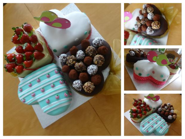 4 malé tortičky - štvorlístok, torta, Netradičné torty, anna.molly, 1