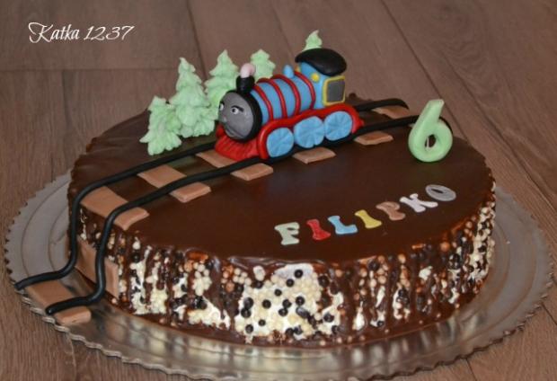 čokoládová s vláčikom, torta, Čokoládové torty, katka1237, 1