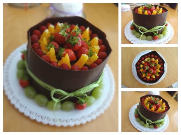 čokoládová s ovocím, torta, Čokoládové torty, anna.molly, 1