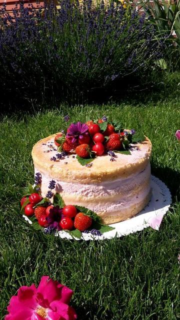 nahá tortička s ovocím, torta, Narodeninové torty, Maskrtna Katka, 1