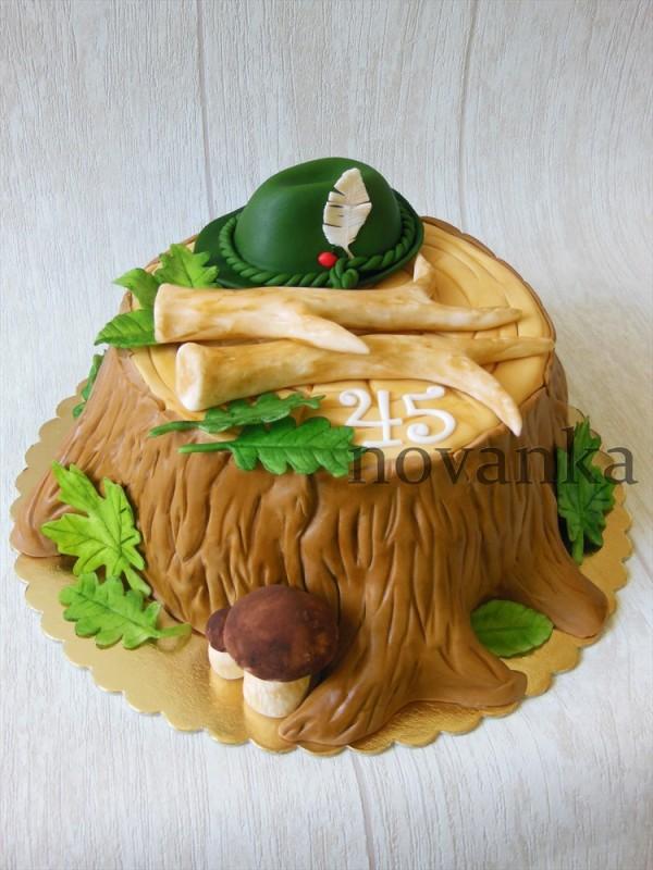 Pre poľovníka, torta, Narodeninové torty, novanka, 1