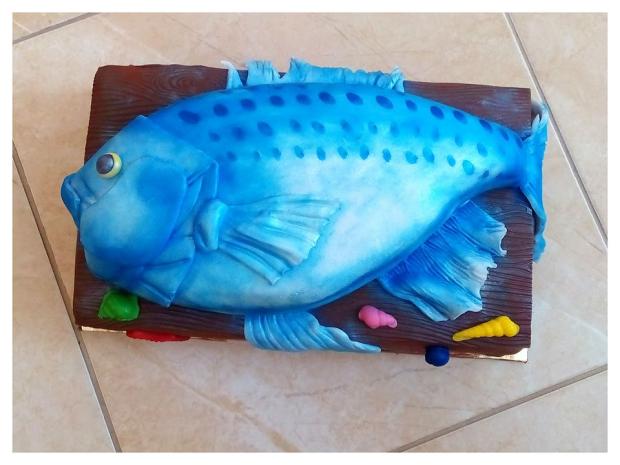 Rybka, torta, Narodeninové torty, dakota14, 2