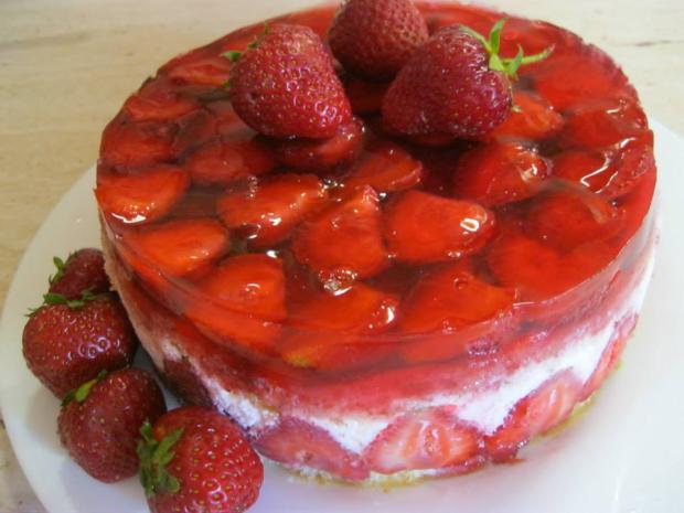 Jahodová, torta, Narodeninové torty, katarinalucanova, 1