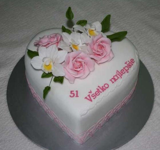 Srdiečko, torta, Narodeninové torty Srdiečko, torta, Narodeninové torty, stanula, 1