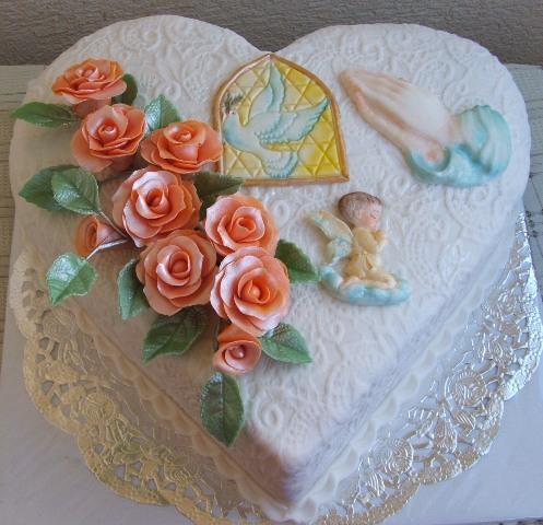K prvému svätému prijímaniu, torta, Torty na cirkevné sviatky K prvému svätému prijímaniu, torta, Torty na cirkevné sviatky, atigram, 1