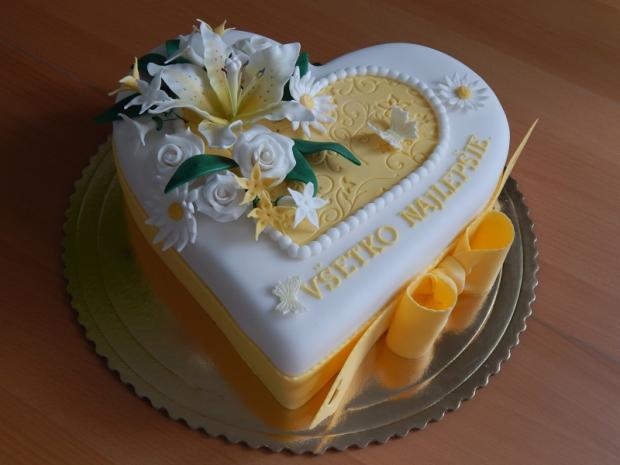 Srdce 10, torta, Narodeninové torty Srdce 10, torta, Narodeninové torty, Lubka212, 1