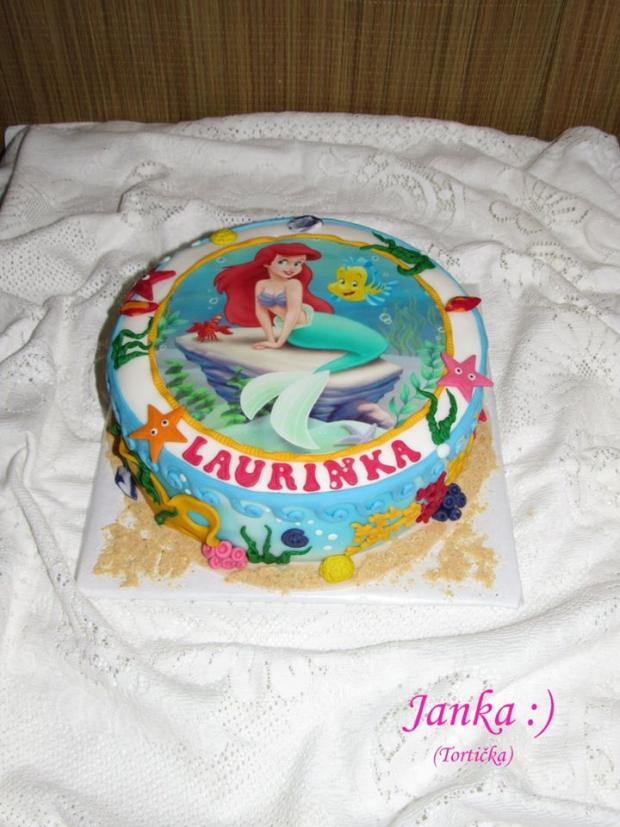 Ariel, torta, Rozprávkové torty, -TORTICKA-, 1