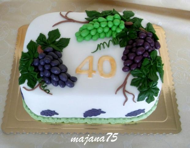 s hroznom, torta, Narodeninové torty s hroznom, torta, Narodeninové torty, majana75, 1