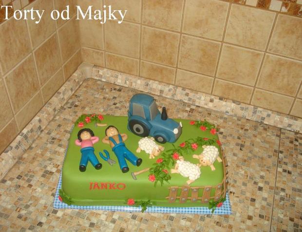 Traktoristi :), torta, Narodeninové torty, drobecek, 1
