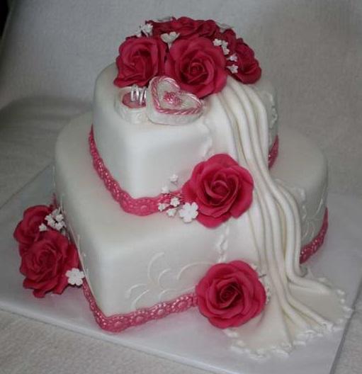 Svadobné srdcia, torta, Svadobné torty Svadobné srdcia, torta, Svadobné torty, stanula, 2