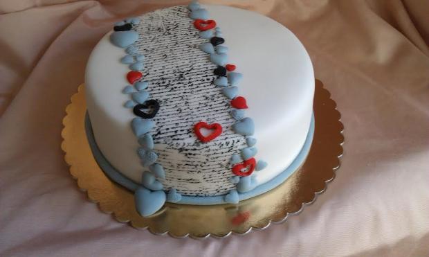 zopár srdiečok..., torta, Narodeninové torty zopár srdiečok..., torta, Narodeninové torty, kramky, 1