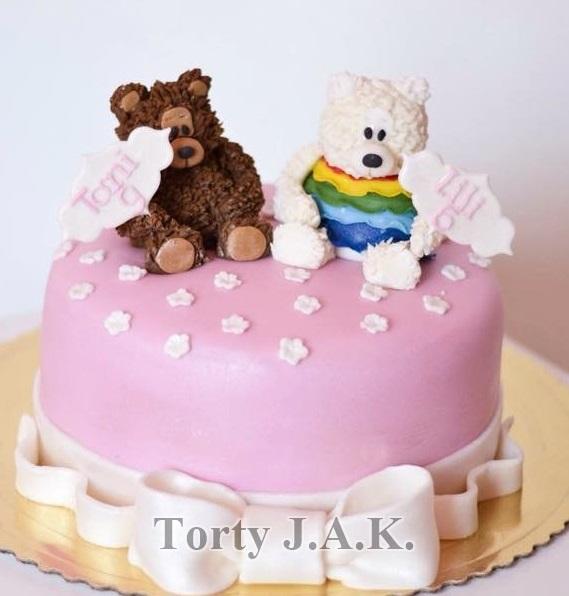 Mackovia - vanilkový pribináčik s jahodami a malinami, torta, Narodeninové torty, Torty J.A.K., 1