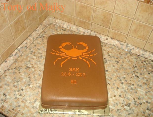 RAK, torta, Narodeninové torty, drobecek, 1