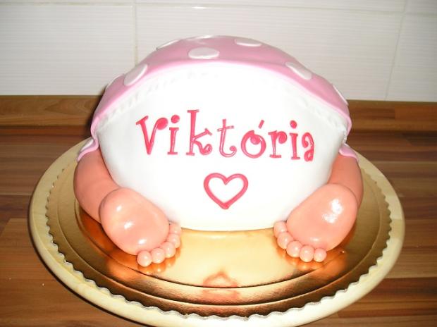 krstinová - zadoček, torta, Torty na krstiny, dadika, 1