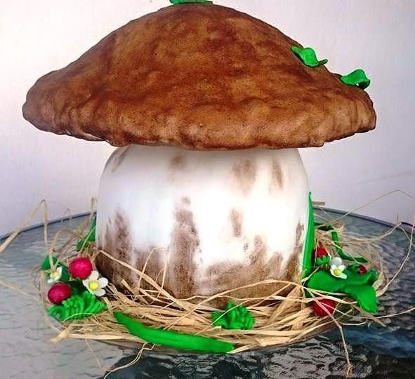 3D hríb, torta, Netradičné torty, stastnunka, 1