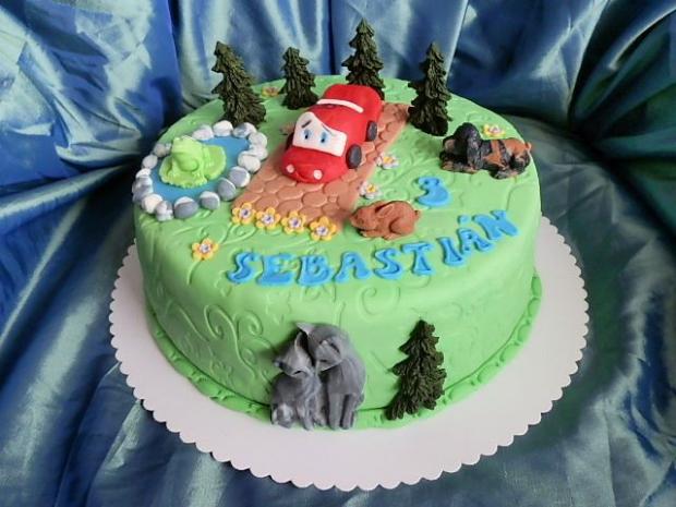 Cars, torta, Torty autíčka, vláčiky, Ildi B., 1