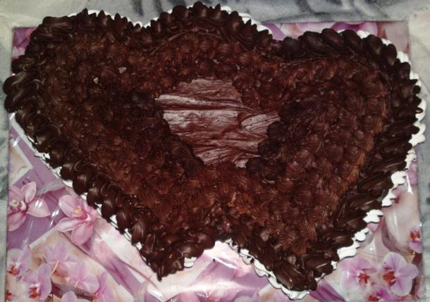 Penové dvojsrdce..., torta, Narodeninové torty Penové dvojsrdce..., torta, Narodeninové torty, Mariolka, 1