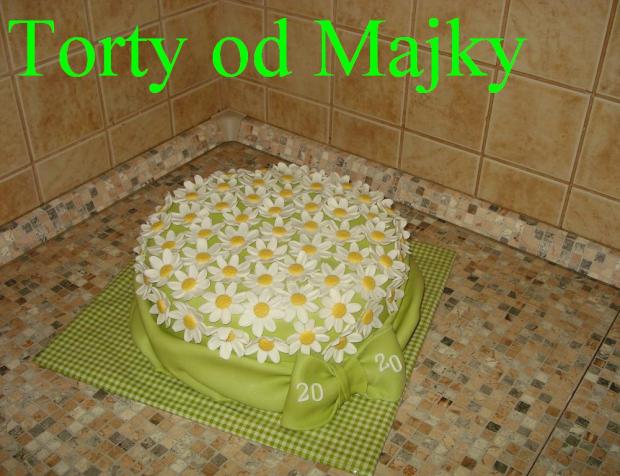 margarétky opäť, torta, Narodeninové torty, drobecek, 1